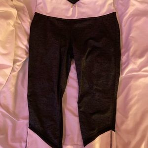 black and white capris